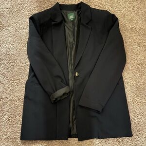 Relaxed Black Oversized Women’s Blazer
